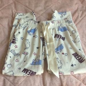 Justice Size 8 pajama bottoms
